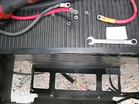 Battery box with bottom and side tabs removed