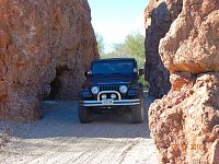 Slot canyon off of Agua Caliente Road, south of Tonopah, AZ
