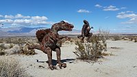 There's about 140 of these amazing metal sculptures scattered around Borrego Springs.