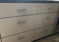Drawer Locks to prevent drawers from popping open on RH Turns.  An excellent idea. 
 
Idea from user: tucsontoy on this blog.