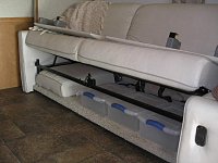 2017 RV Supply Storage 
Under couch Pantry