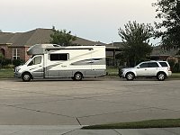 Our 2018 View 24D and its frequent companion, our 2012 Ford Escape