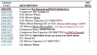 Click image for larger version

Name:	2-Ton Basement AC Parts List.jpg
Views:	131
Size:	95.0 KB
ID:	176721
