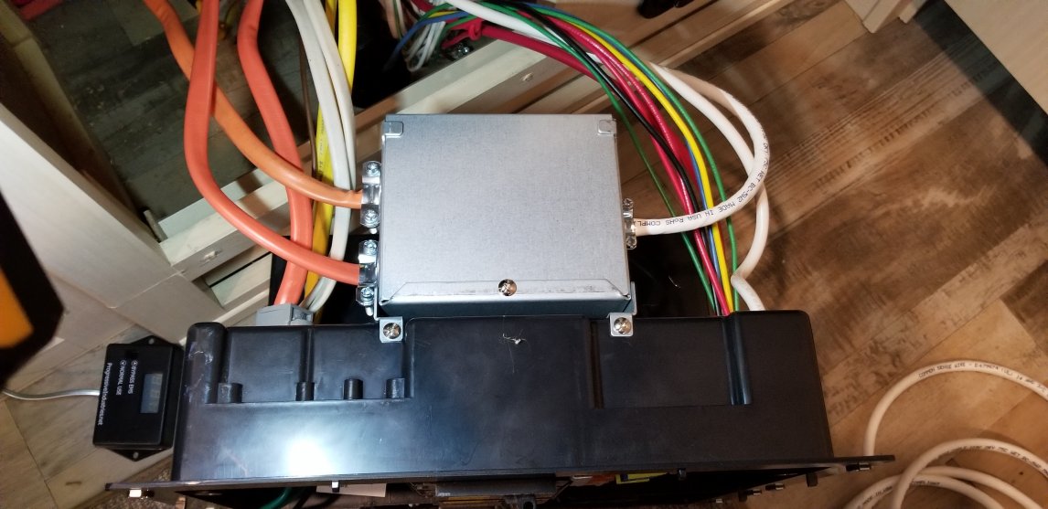 WFCO T-30 auto transfer switch cover installed.