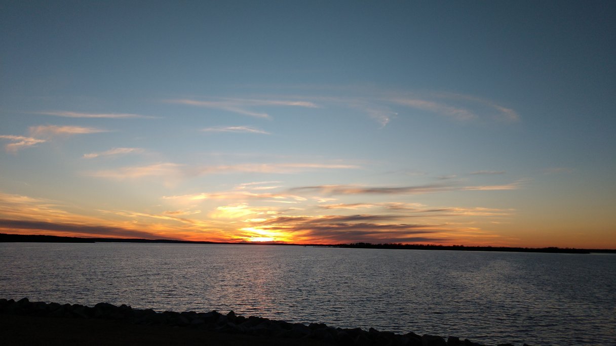 Sunset Texas Patman Lake
