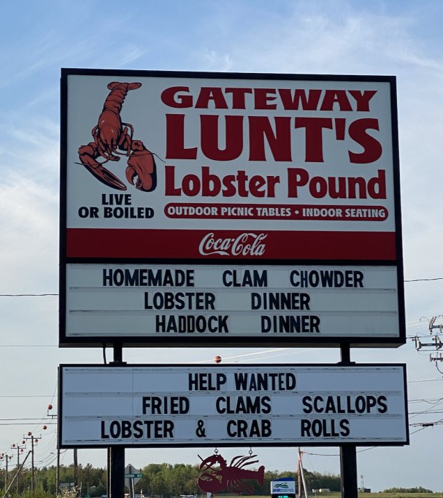 Nearby lobster pound
